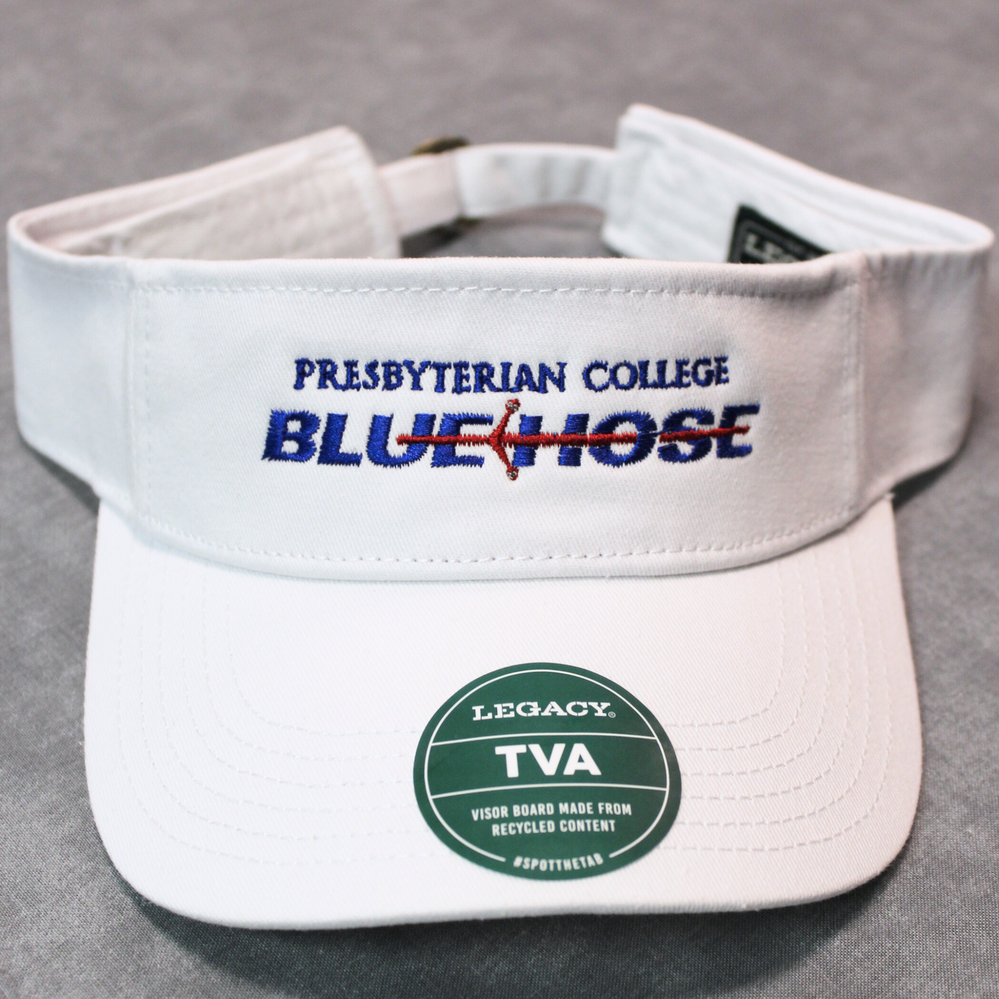 PC Blue Hose White TVA Visor