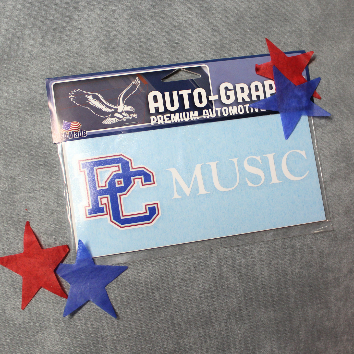 Block PC logo with MUSIC in white lettering