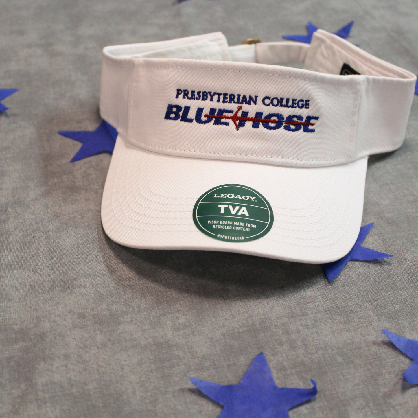 PC Blue Hose White TVA Visor
