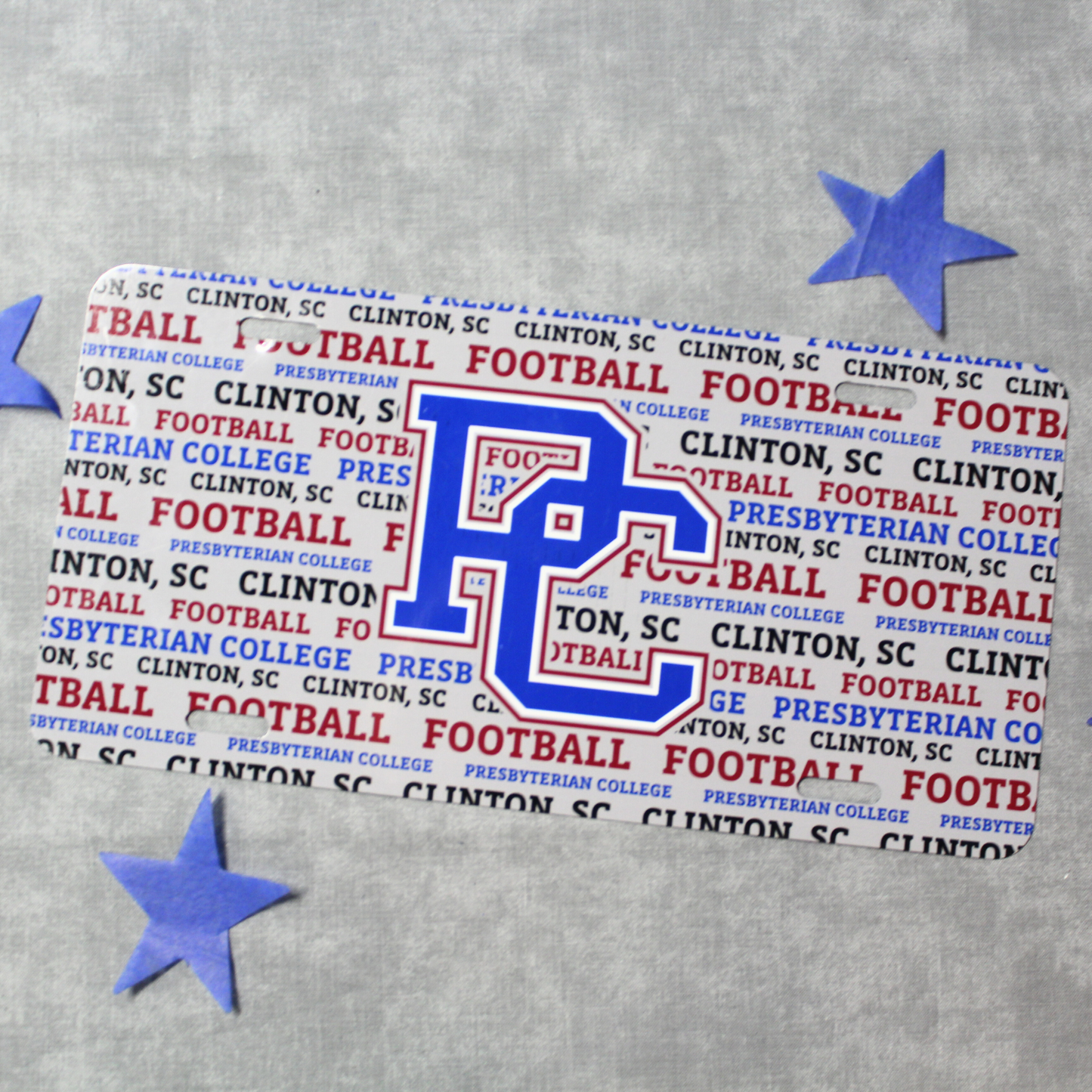 Football License Plate