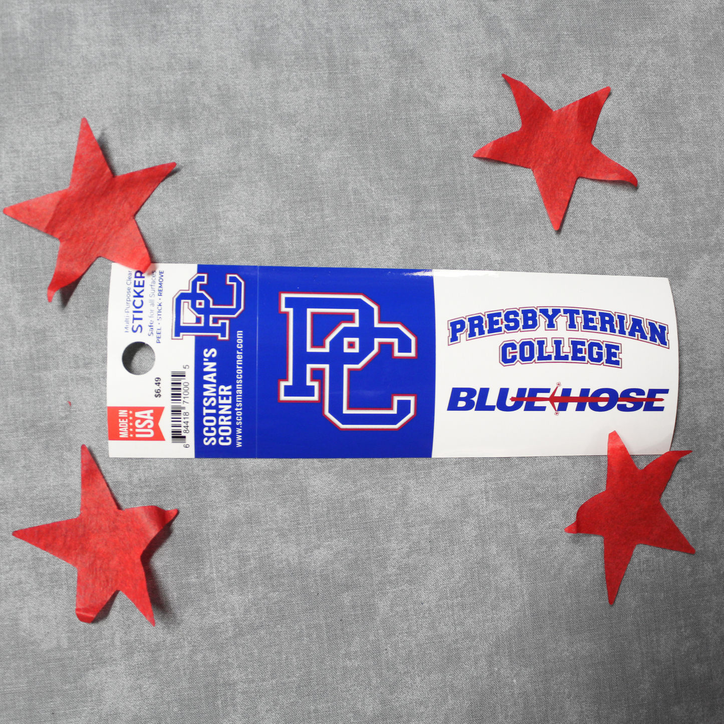 PC Blue Hose Sticker