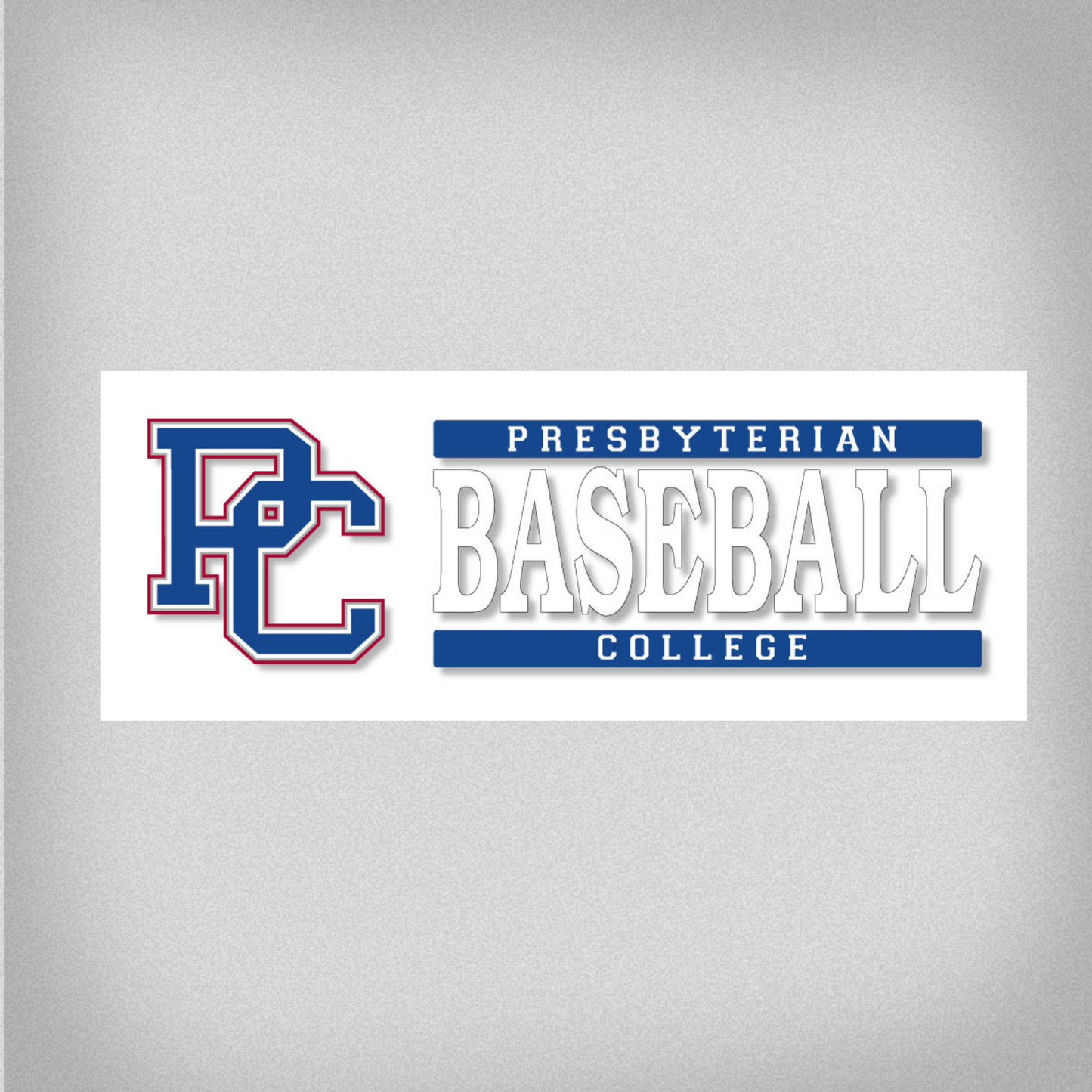 PC Baseball Decal 6x2