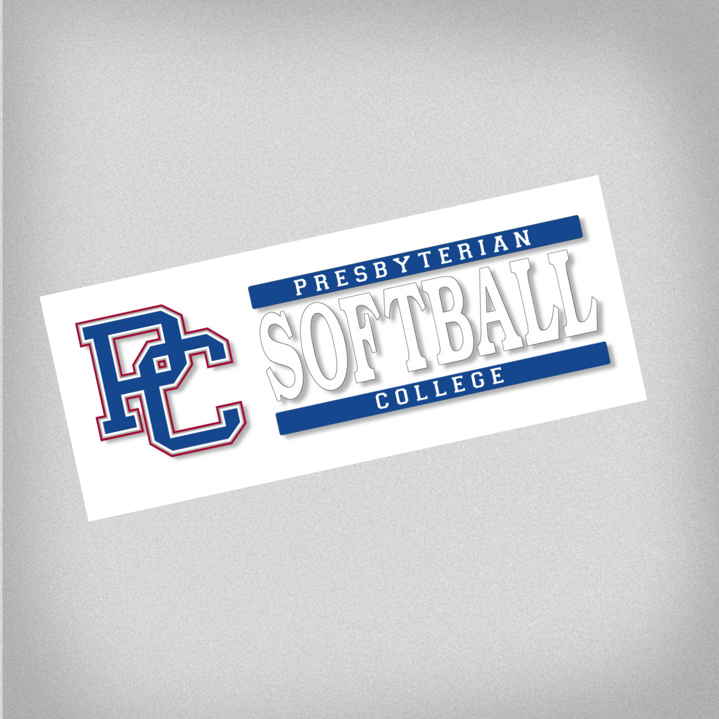PC Softball Decal 6x2