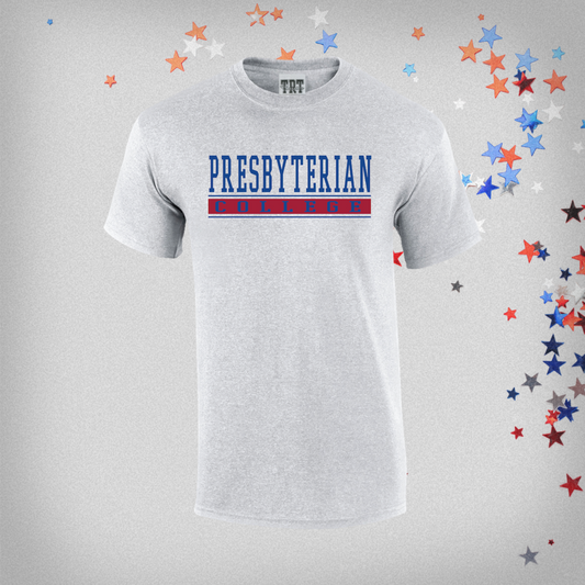 Ash Grey Royal & Red Presbyterian College Shirt - Unisex