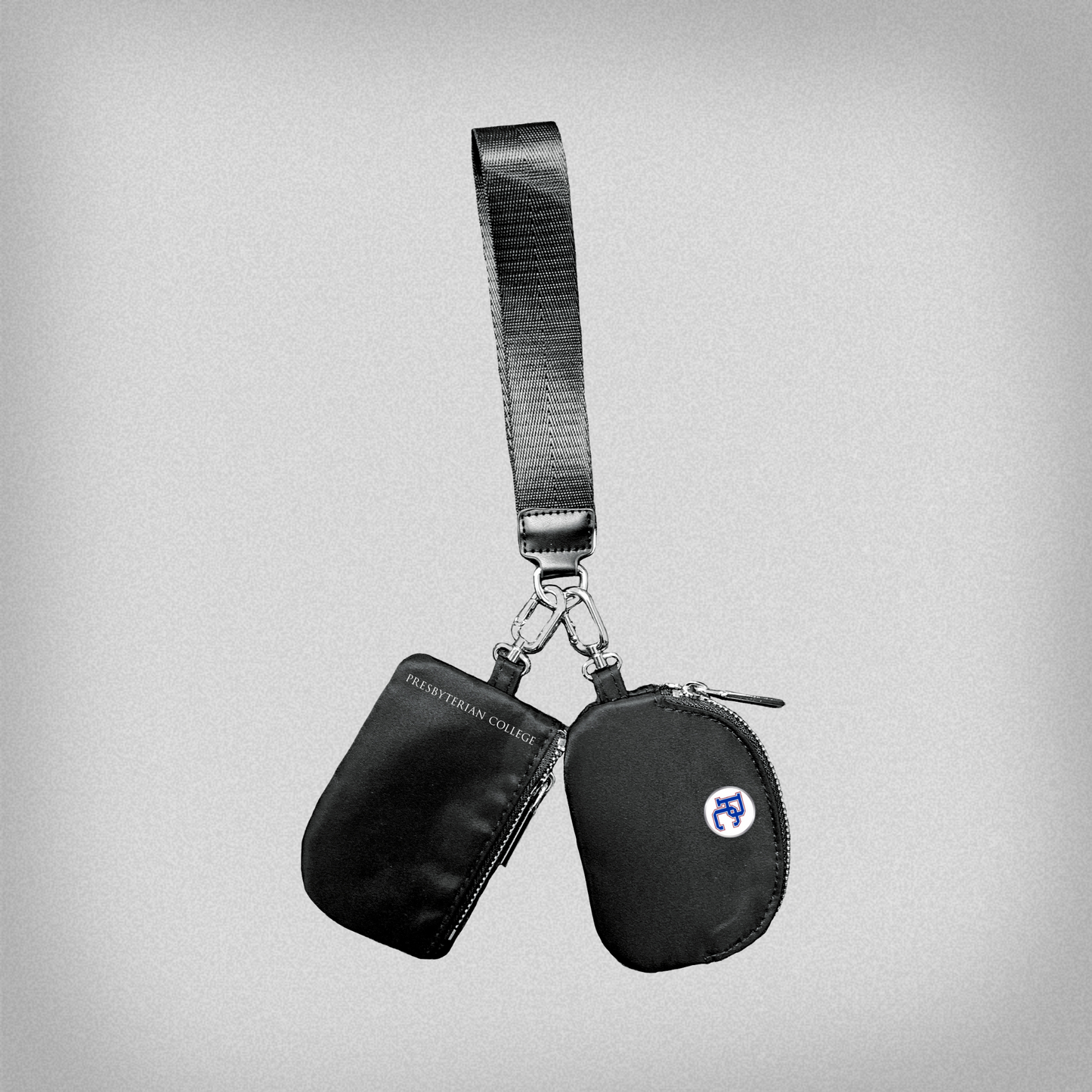 Black PC Coin Purse Keychain