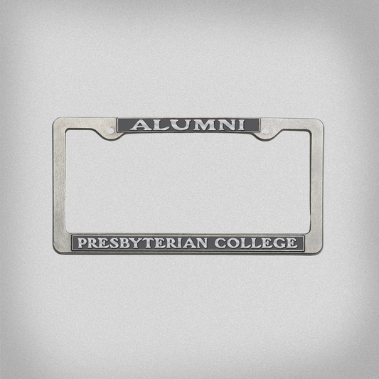 Presbyterian College Alumni Pewter License Plate Frame