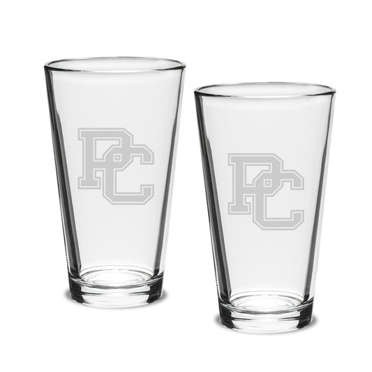 PC Campus Crystal Pub Glass 2 pack