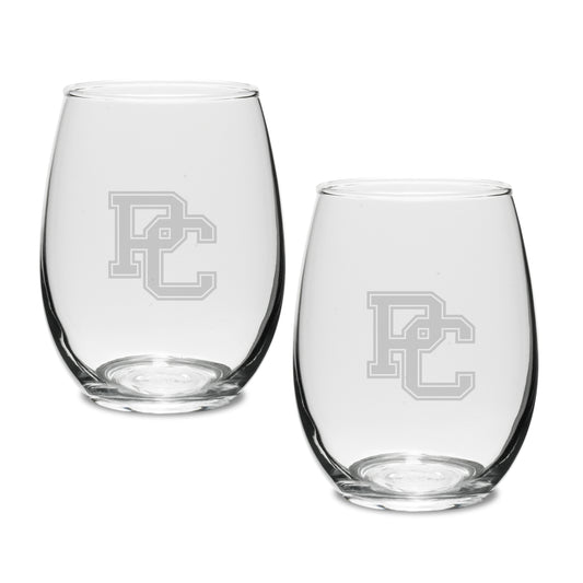 Set of 2 PC Stemless Wine Glasses