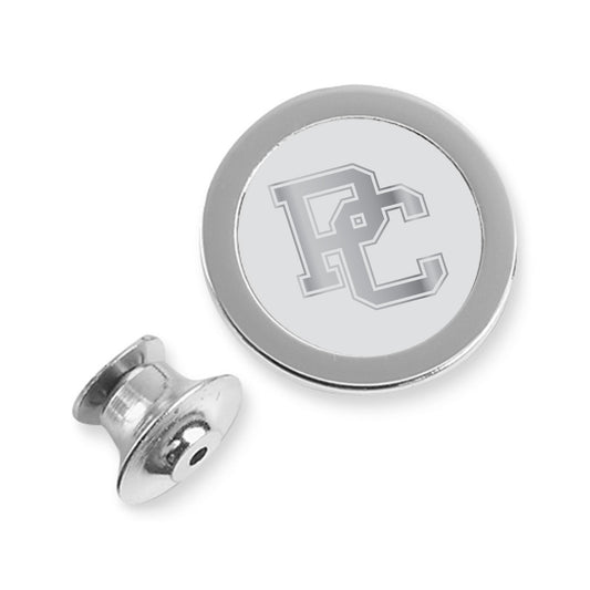 Silver-Plated PC Lapel Pin