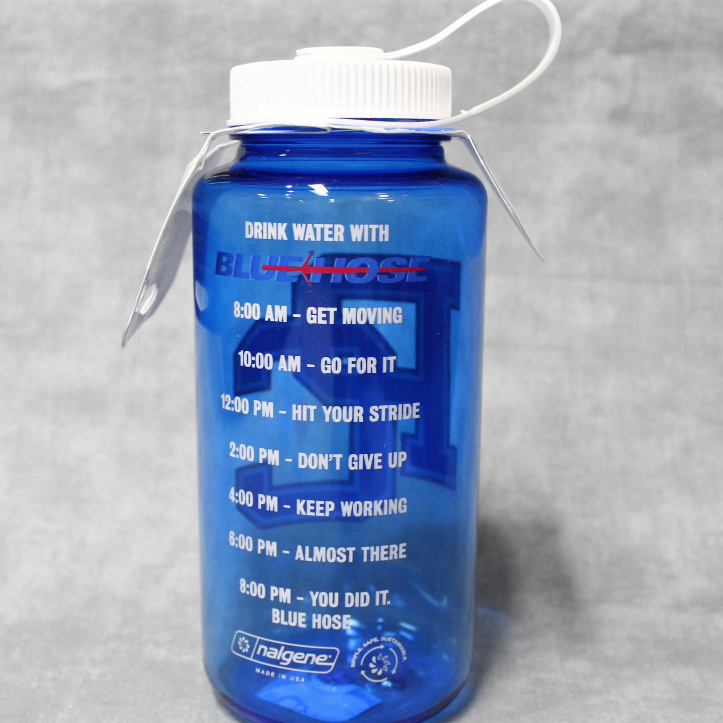 32 oz Blue Nalgene Water Bottle