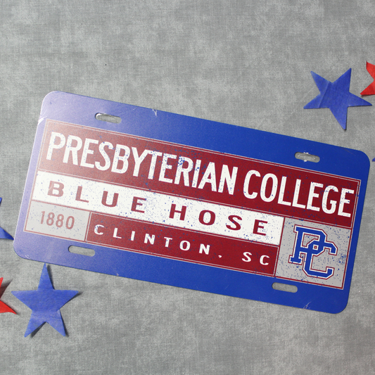Presbyterian College Royal License Plate