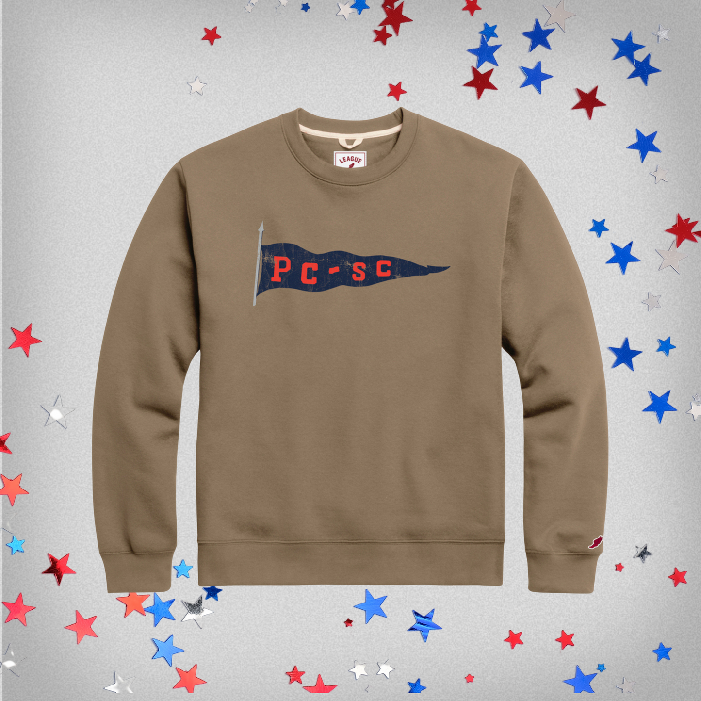 Vintage PC-SC Flag Crewneck