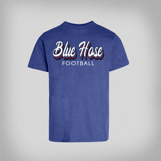 Royal Script Blue Hose FB Tee