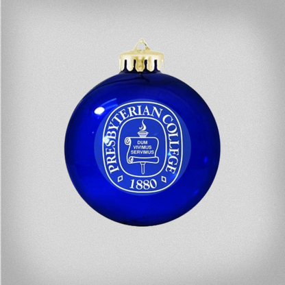 Blue Glossy Ornament
