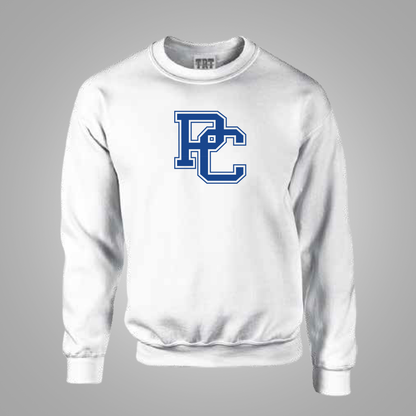 White PC Block Crewneck - Unisex