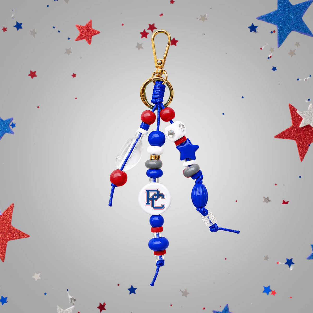 Beaded Bag Charm