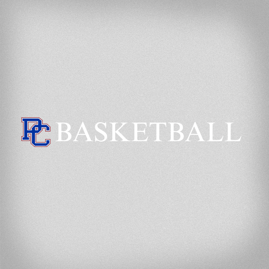 blue and red block PC logo with 'Basketball' in white