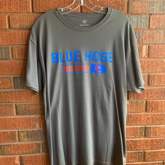 Blue Hose Cross Country Graphite Tee