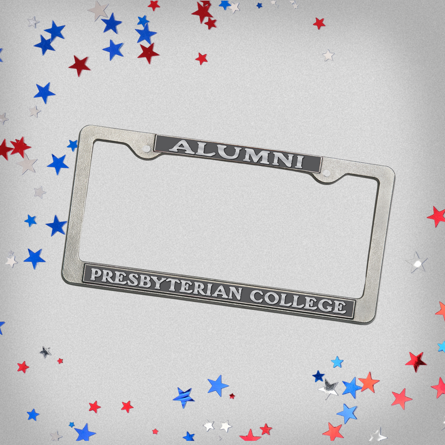 Presbyterian College Alumni Pewter License Plate Frame